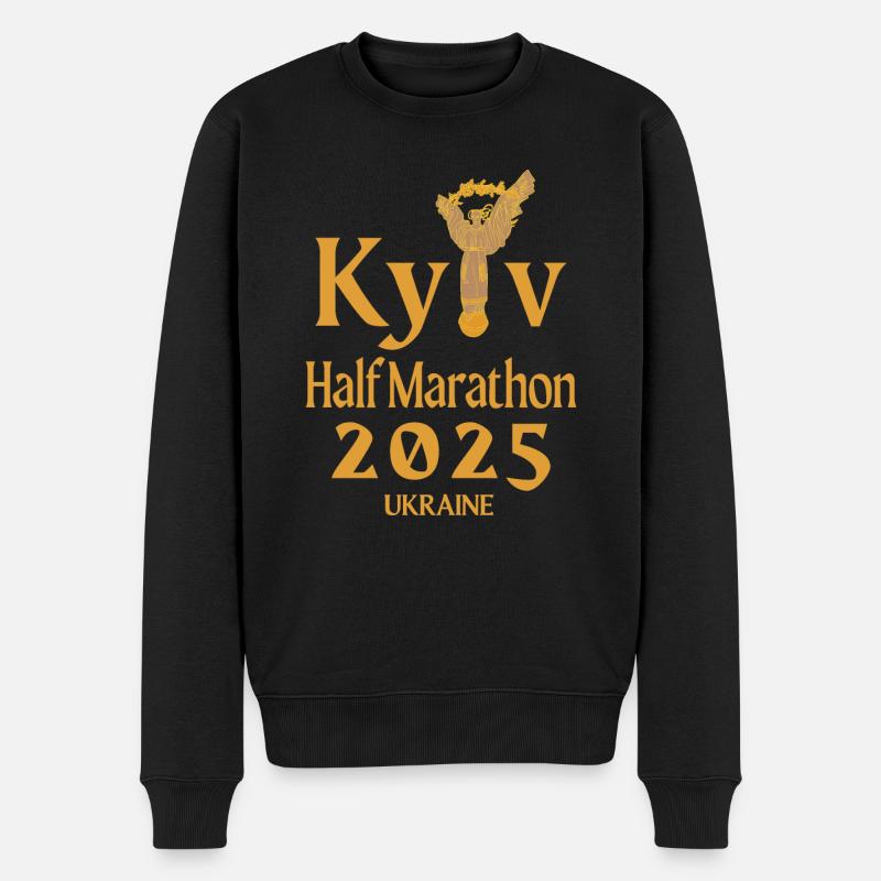 Semi-marathon de Kiev – 2025 – Ukraine - Pull Premium bio Homme - noir