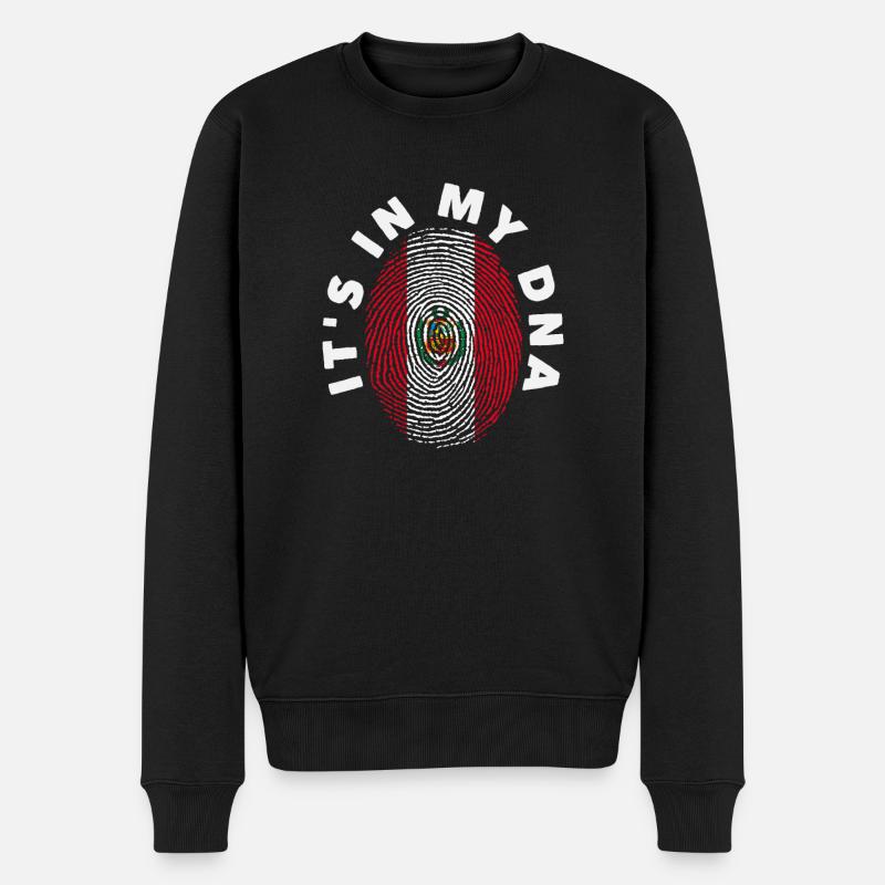 Peru Peruvian Gift - Men's Premium Organic Jumper - black