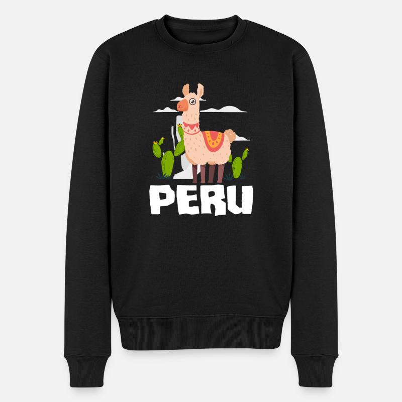 Pérou Cadeau péruvien - Pull Premium bio Homme - noir