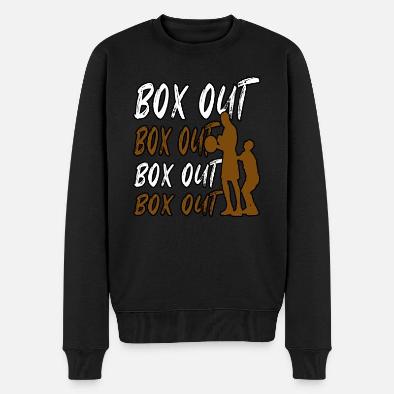 Boxe Out Basketball - Pull Premium bio Homme - noir