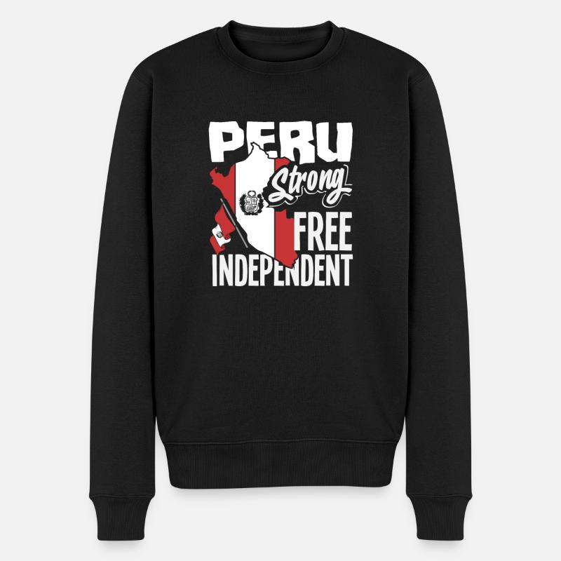 Pérou Cadeau péruvien - Pull Premium bio Homme - noir