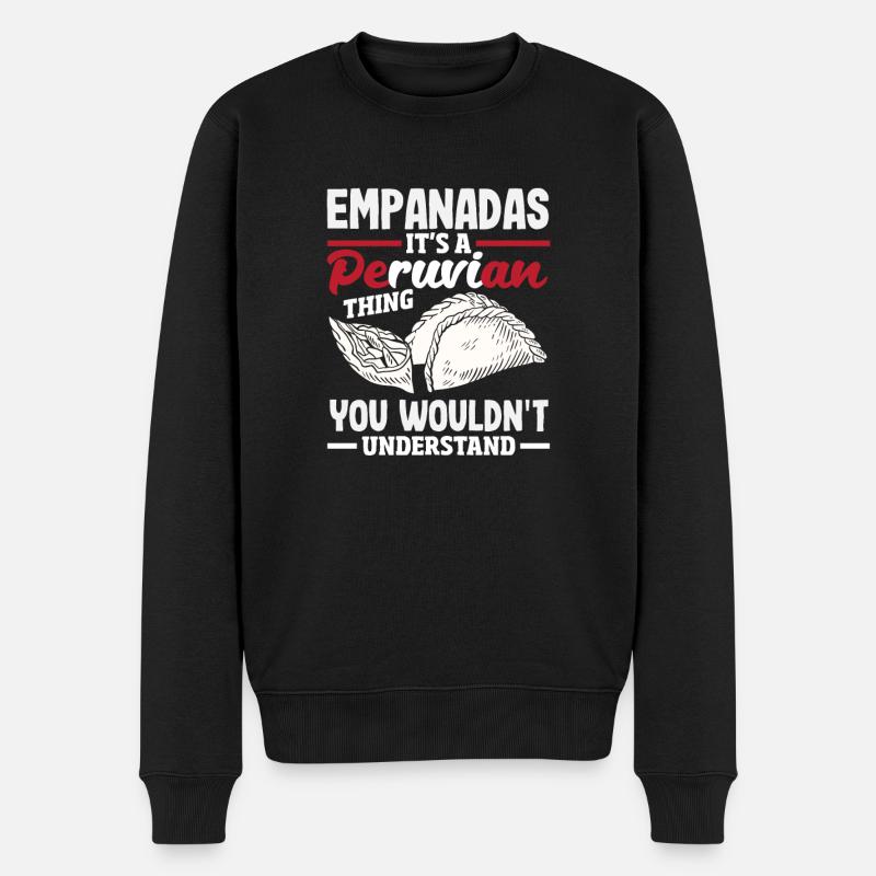 Peru Peruvian Gift - Men's Premium Organic Jumper - black