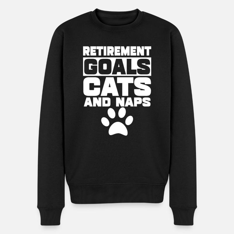 Chats Cadeaux Papy - Pull Premium bio Homme - noir