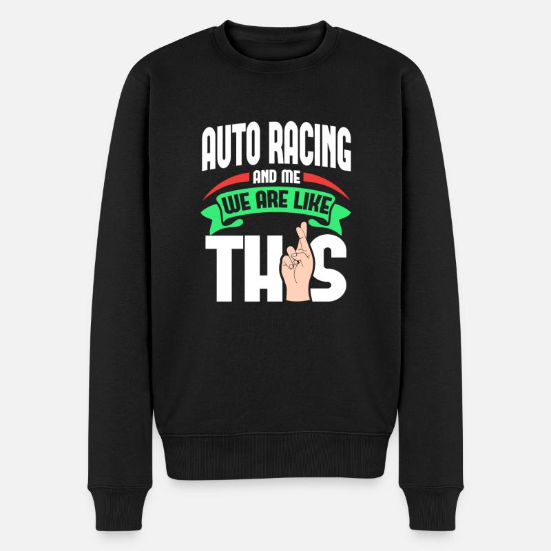 Auto Racing Me sont comme - Pull Premium bio Homme - noir