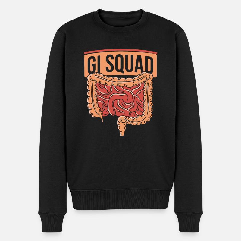 Proktologe Kader - Männer Premium Bio Pullover - Schwarz