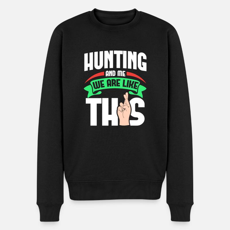 Chassez-moi sont comme - Pull Premium bio Homme - noir