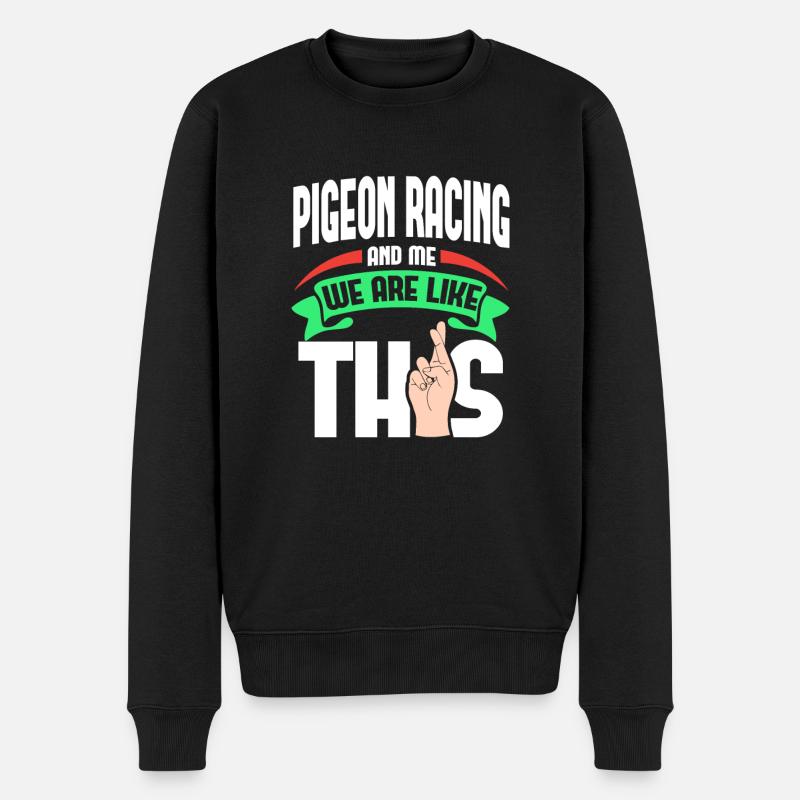 La voltige me sont comme - Pull Premium bio Homme - noir