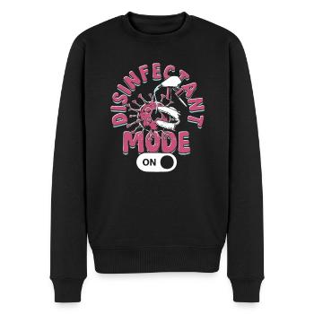Nuclear phobia Mysophobia - Men's Premium Organic Jumper - black - Front - Nico (187cm)