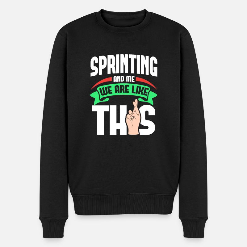 Sprinter Me sont comme - Pull Premium bio Homme - noir