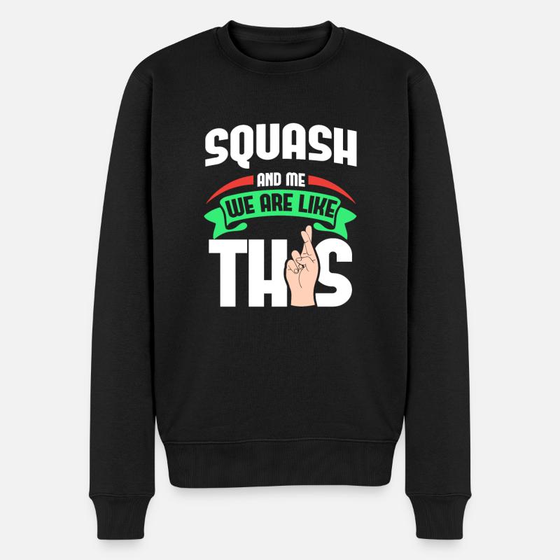 Squash Me sont comme - Pull Premium bio Homme - noir