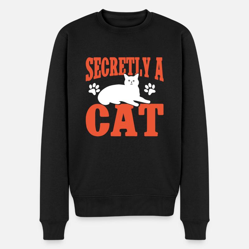 Cadeaux pour maman chat - Pull Premium bio Homme - noir