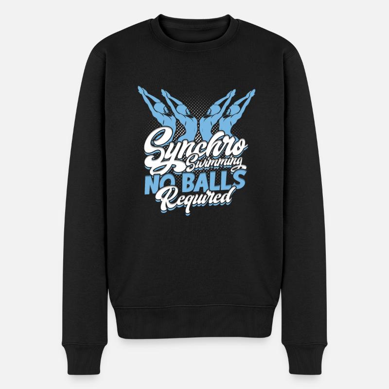 Nageuses synchronisées - Pull Premium bio Homme - noir