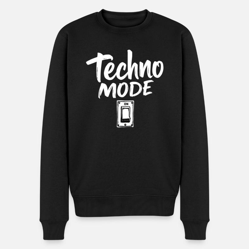 Mode Techno sur Techno Techno Musique Techno - Pull Premium bio Homme - noir