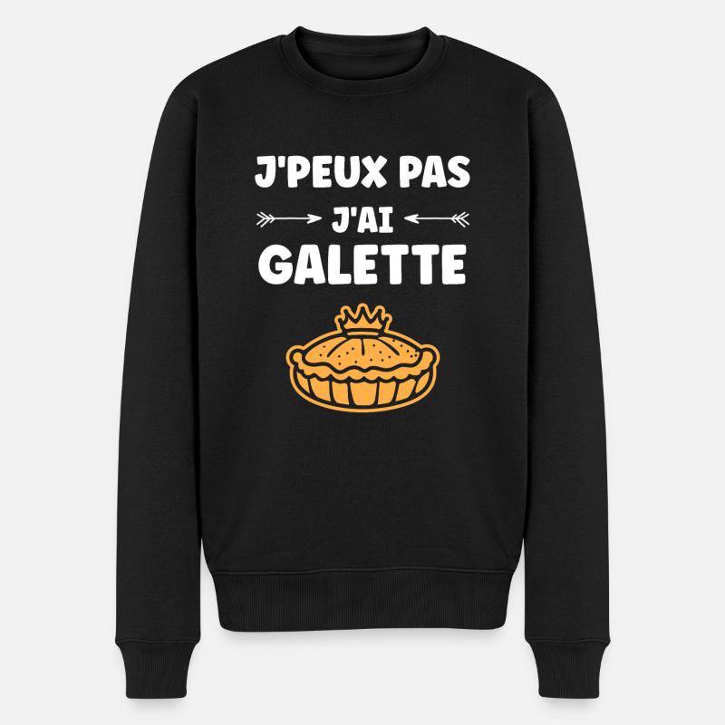 Galette - Pull Premium bio Homme - noir