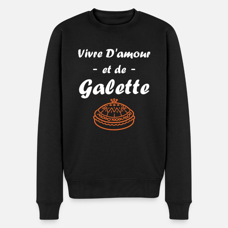 Galette - Pull Premium bio Homme - noir