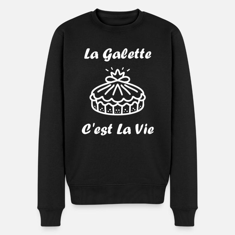 Galette - Pull Premium bio Homme - noir