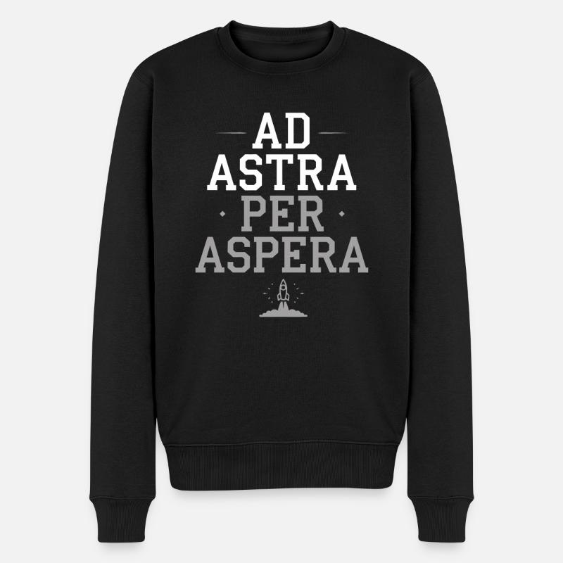Exploration spatiale Découverte cosmique - Pull Premium bio Homme - noir