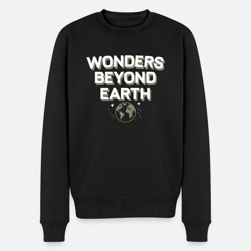 Exploration spatiale Découverte cosmique - Pull Premium bio Homme - noir