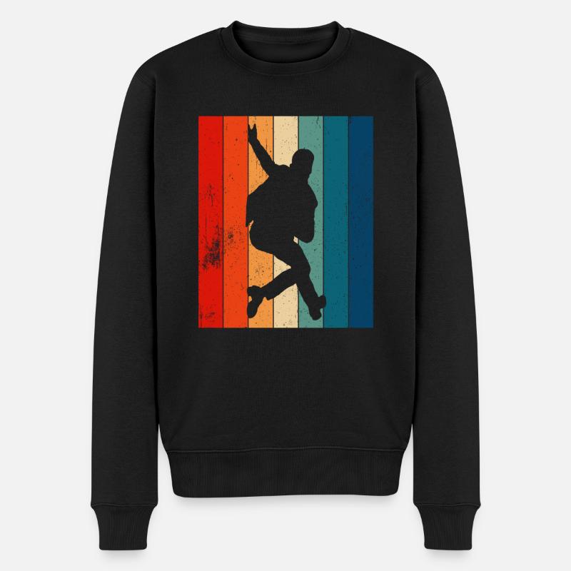 Stepptanz Stepptanzen Stepptänzer - Männer Premium Bio Pullover - Schwarz