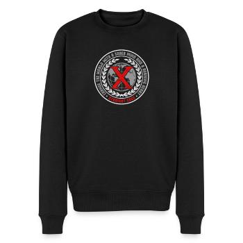 Vegan, Anti-drogues, Hardcore Punk Straight Edge - Pull Premium bio Homme - noir - Devant - Nico (187cm)