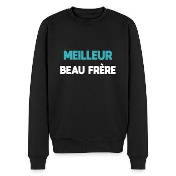 Bester Schwager - Männer Premium Bio Pullover - Schwarz - Vorne - Nico (187cm)