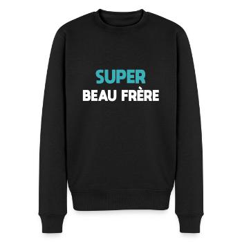 Super-Schwager - Männer Premium Bio Pullover - Schwarz - Vorne - Nico (187cm)