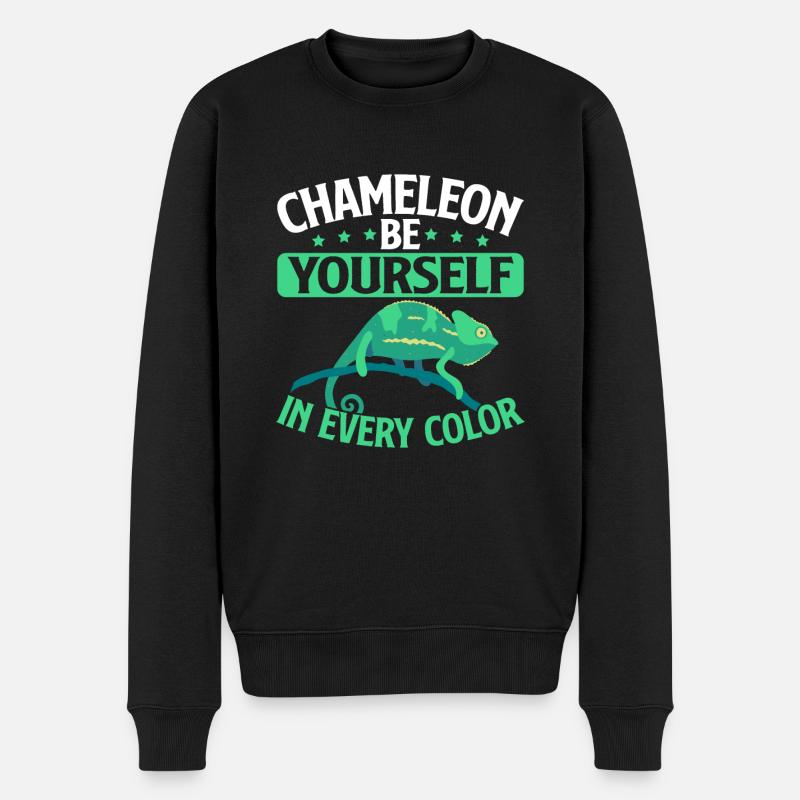 Cadeaux Caméléon - Pull Premium bio Homme - noir