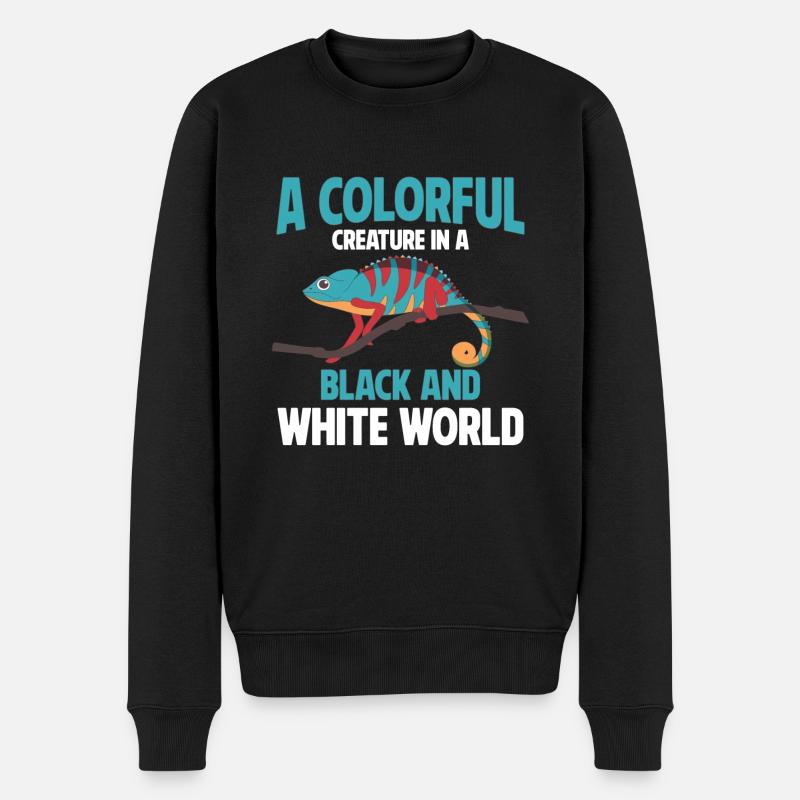Cadeaux Caméléon - Pull Premium bio Homme - noir