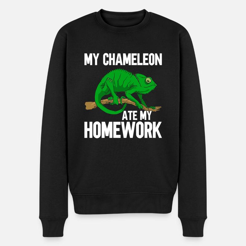 Cadeaux Caméléon - Pull Premium bio Homme - noir