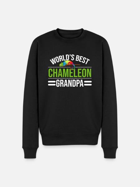 Chameleon Gifts - Men's Premium Organic Jumper - black