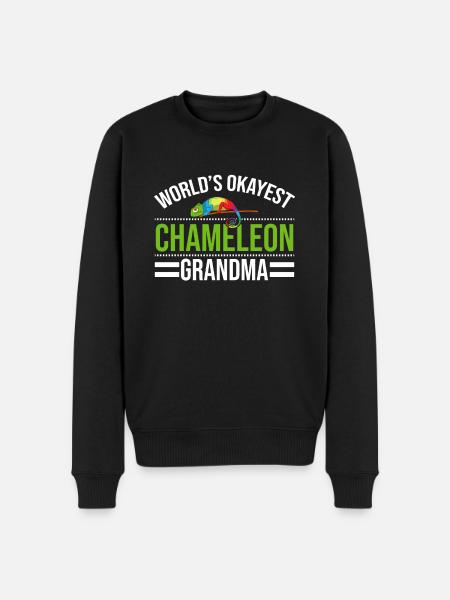 Chameleon Gifts - Men's Premium Organic Jumper - black
