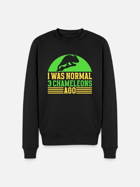 Chameleon Gifts - Men's Premium Organic Jumper - black