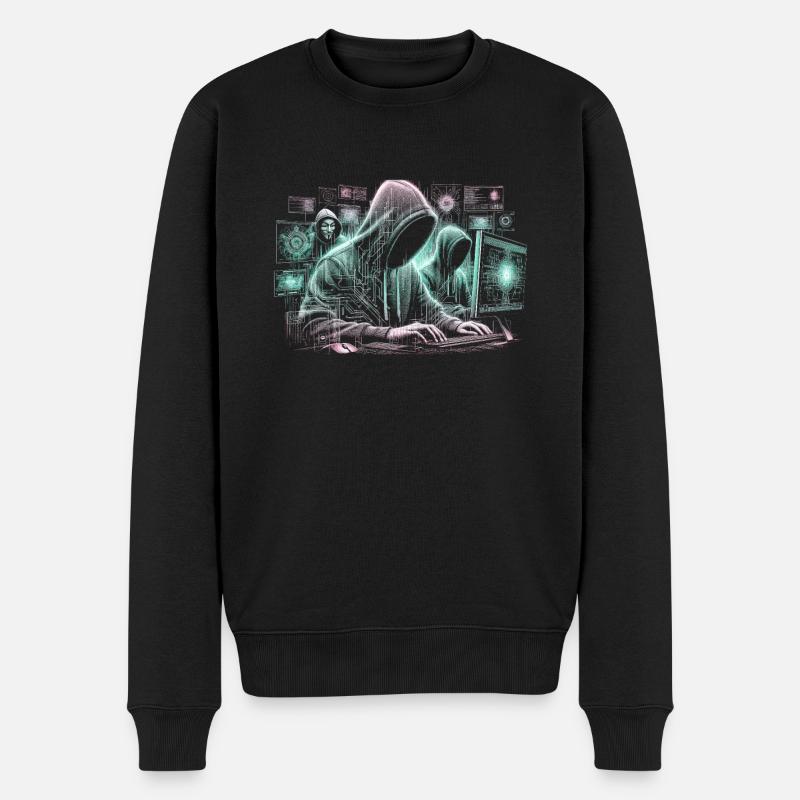 Programmeur Informaticien - Pull Premium bio Homme - noir