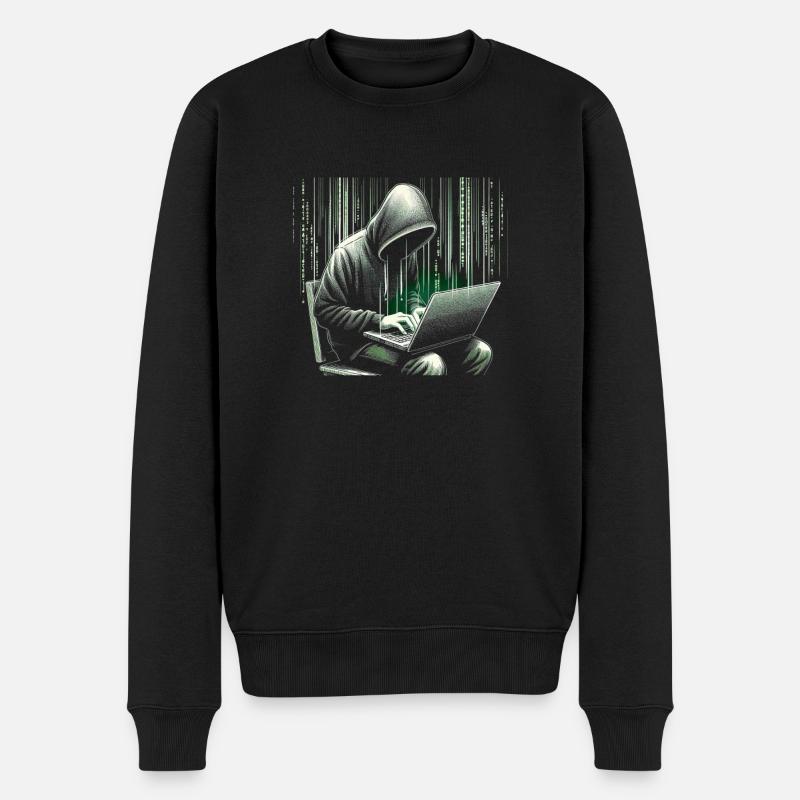 Programmer Programming Computer Science - Men's Premium Organic Jumper - black