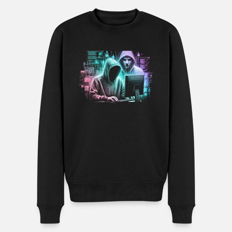 Programmeur Programmation Informatique - Pull Premium bio Homme - noir
