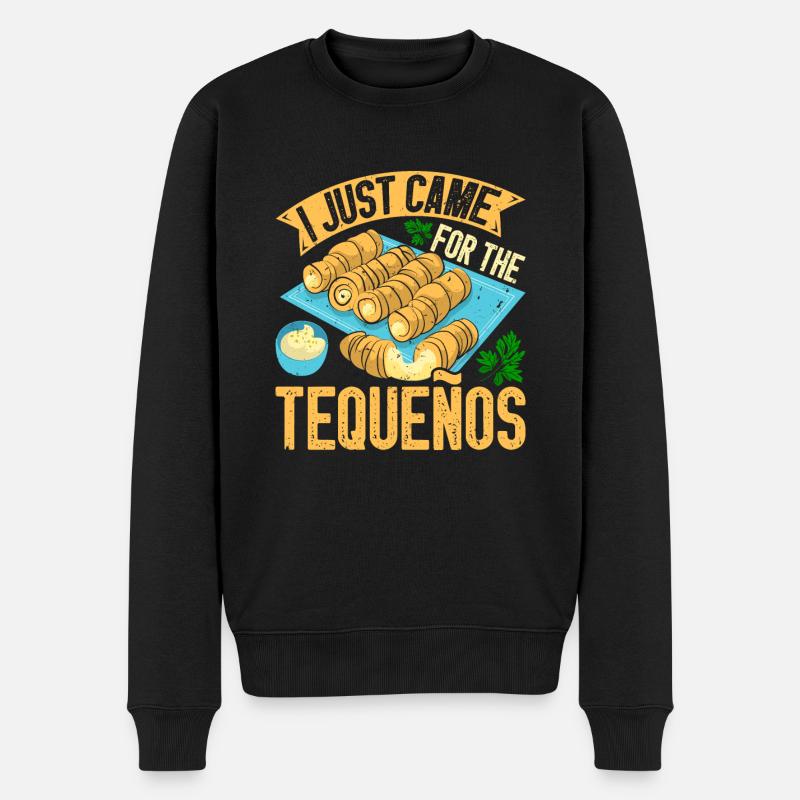 Tequenos venezolanisch - Männer Premium Bio Pullover - Schwarz