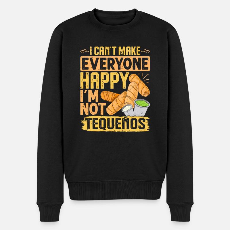 Tequenos venezolanisch - Männer Premium Bio Pullover - Schwarz