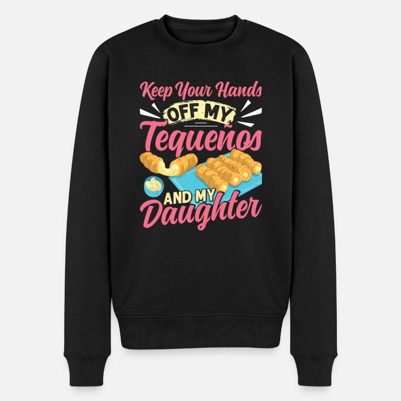 Tequenos venezolanisch - Männer Premium Bio Pullover - Schwarz