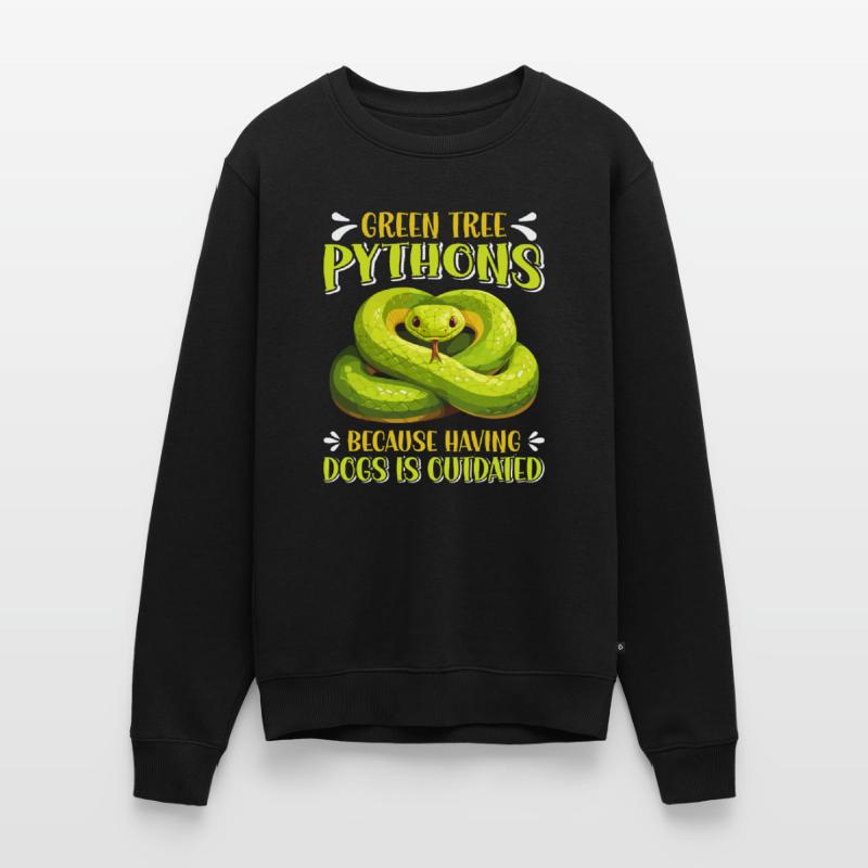 Green Tree Python Men's Premium Organic Jumper