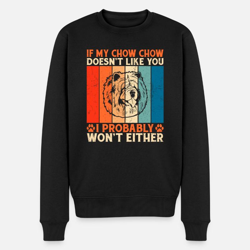 Cadeaux Chow Chow - Pull Premium bio Homme - noir