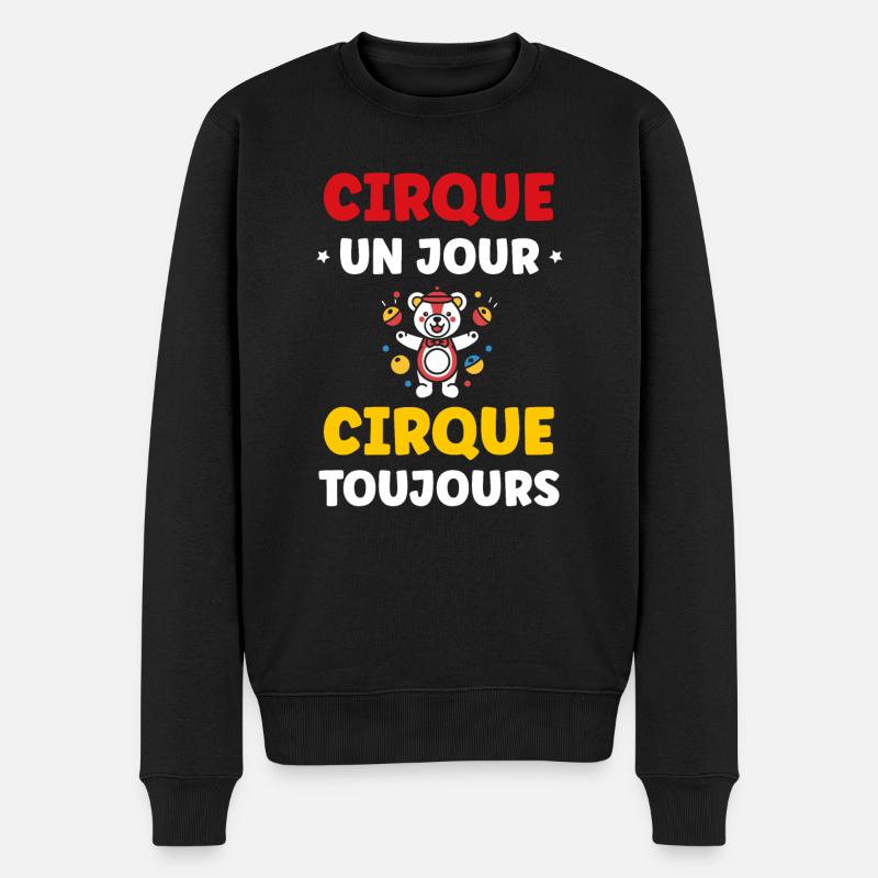 Humour cirque - Pull Premium bio Homme - noir