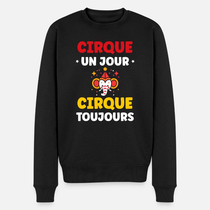 Humour cirque - Pull Premium bio Homme - noir