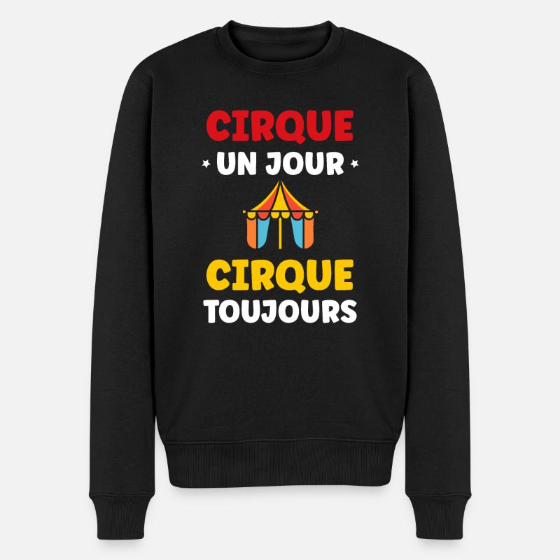 Humour cirque - Pull Premium bio Homme - noir