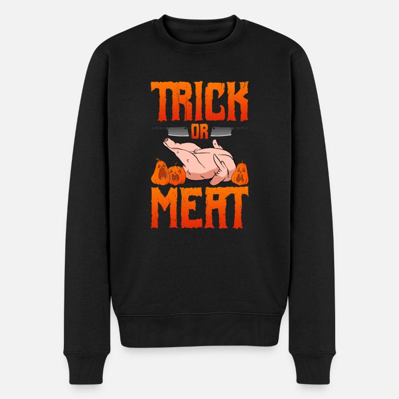 Boucher d’Halloween Boucher d’Halloween - Pull Premium bio Homme - noir
