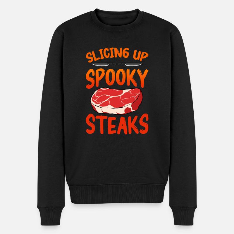 Boucher d’Halloween Boucher d’Halloween - Pull Premium bio Homme - noir