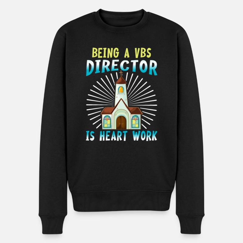 École biblique de vacances, VBS - Pull Premium bio Homme - noir