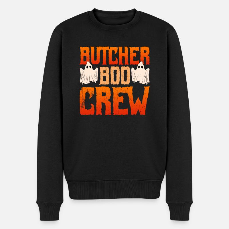 Boucher d'Halloween Boucher d'Halloween - Pull Premium bio Homme - noir