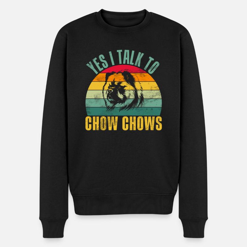 Cadeaux Chow Chow - Pull Premium bio Homme - noir