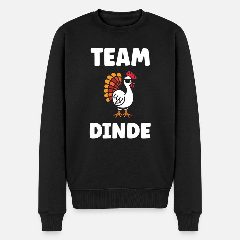 Dinde - Pull Premium bio Homme - noir