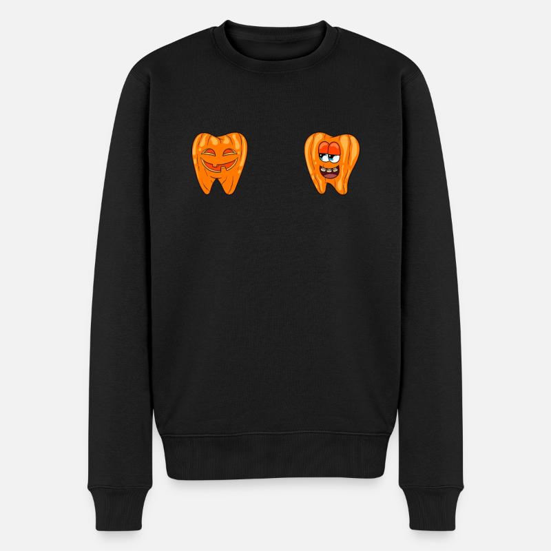 Dentiste Halloween assistant dentaire - Pull Premium bio Homme - noir